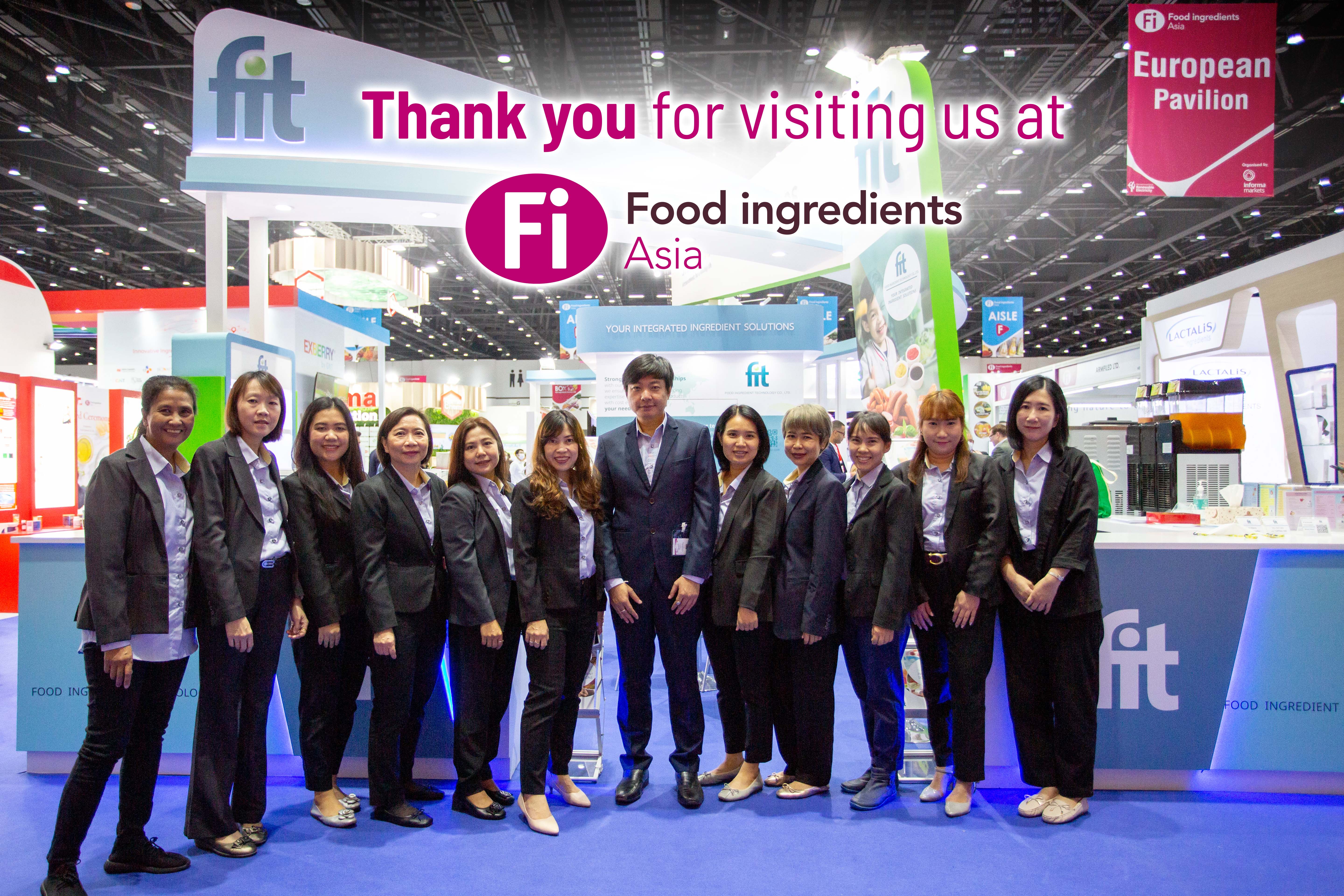 Food Ingredient Technology in Fi Asia 2022 on Oct 5-7, 2022